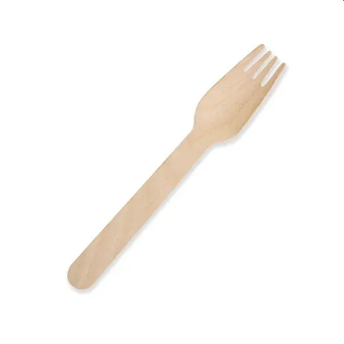 200 X Disposable Wooden Cutlery Bulk Bamboo Party 160mm - Spoons/Knives/Forks