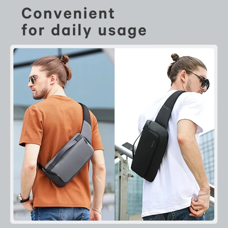 BANGE BG-77202 Men Fashion Chest Bag Waterproof Portable Storage Messenger Bag(Blue)