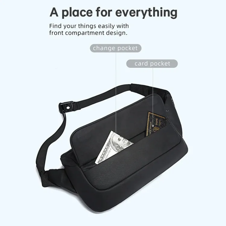 BANGE BG-77202 Men Fashion Chest Bag Waterproof Portable Storage Messenger Bag(Blue)