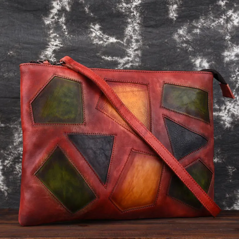 BAOERSEN  Genuine Leather Women's Cross-body Shoulder Bag