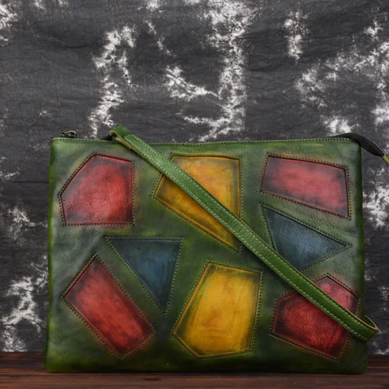 BAOERSEN  Genuine Leather Women's Cross-body Shoulder Bag
