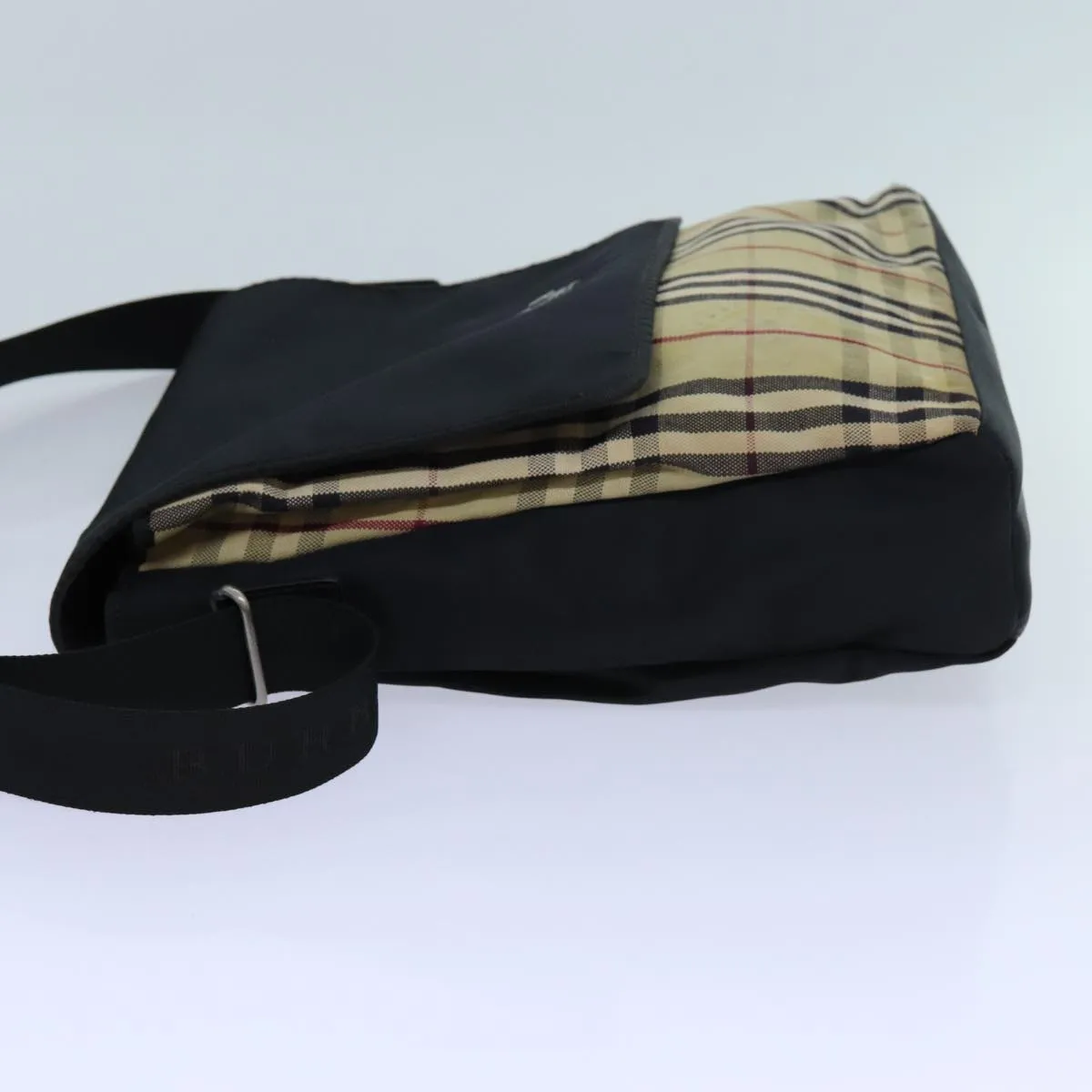 BURBERRY Nova Check Shoulder Bag Canvas Beige  ac2923