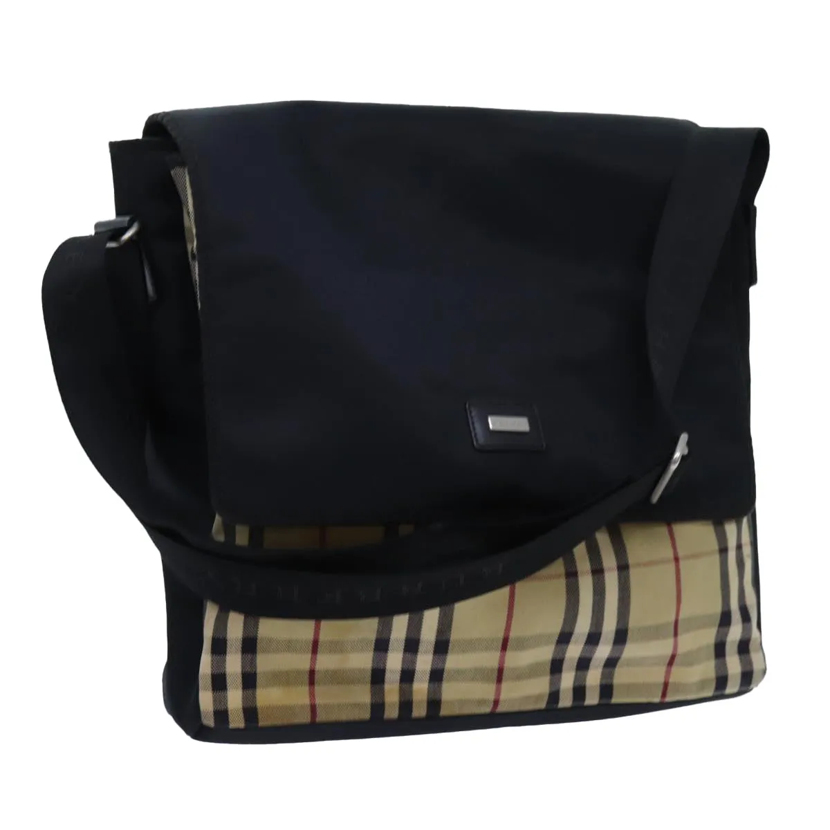 BURBERRY Nova Check Shoulder Bag Canvas Beige  ac2923