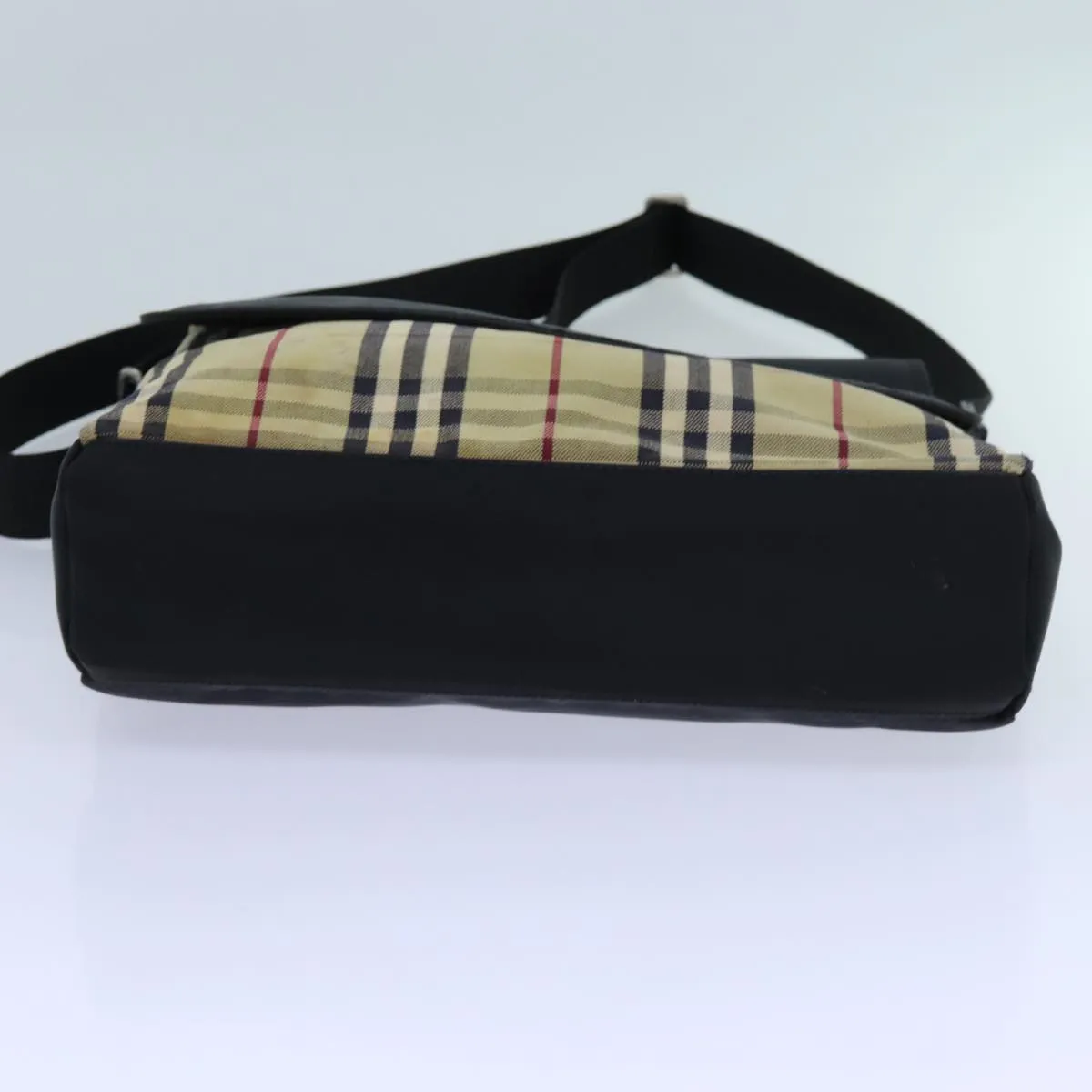 BURBERRY Nova Check Shoulder Bag Canvas Beige  ac2923