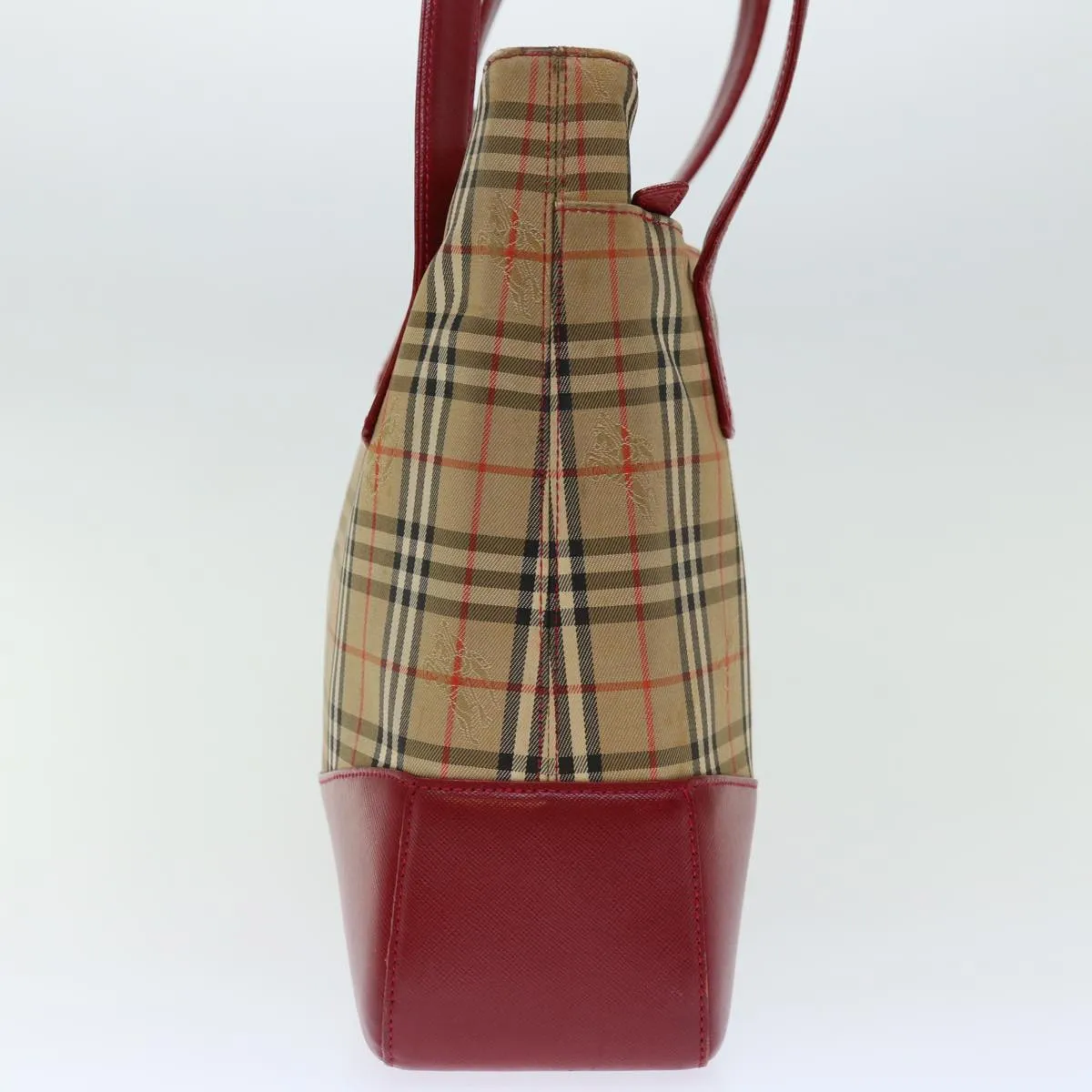 BURBERRY Nova Check Tote Bag Canvas Beige  ep3587