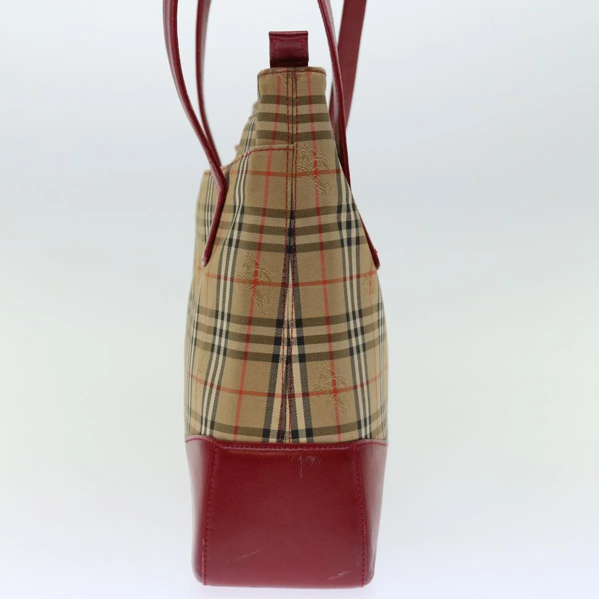 BURBERRY Nova Check Tote Bag Canvas Beige  ep3587
