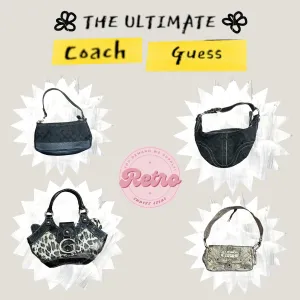 Coach and Guess Bags 10 pieces