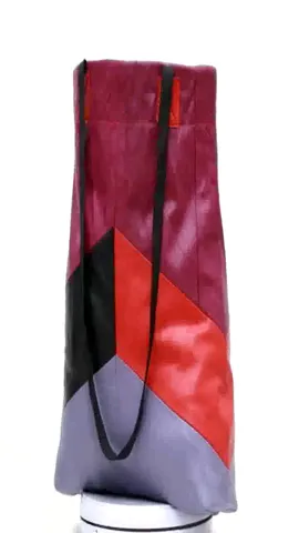 CR0002 Reworked Multi-Color Leather Bag