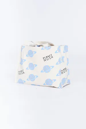 GYM BAG SKY BLUE/RED STRIPES