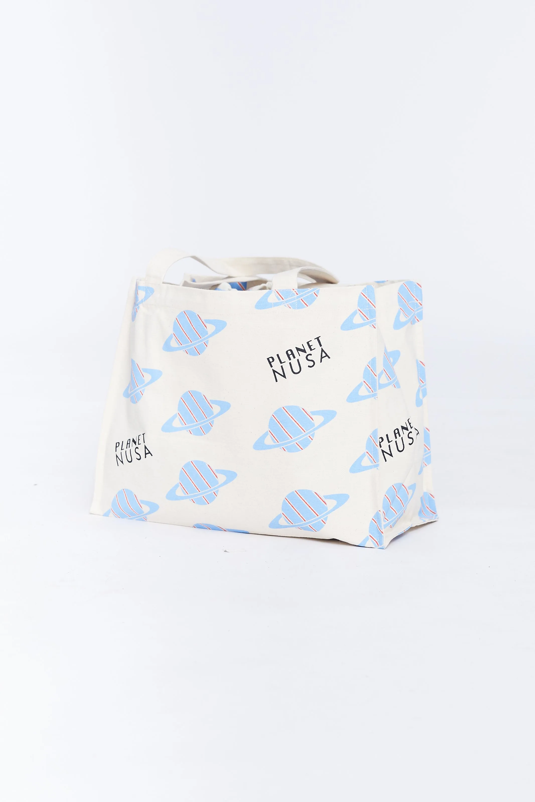 GYM BAG SKY BLUE/RED STRIPES