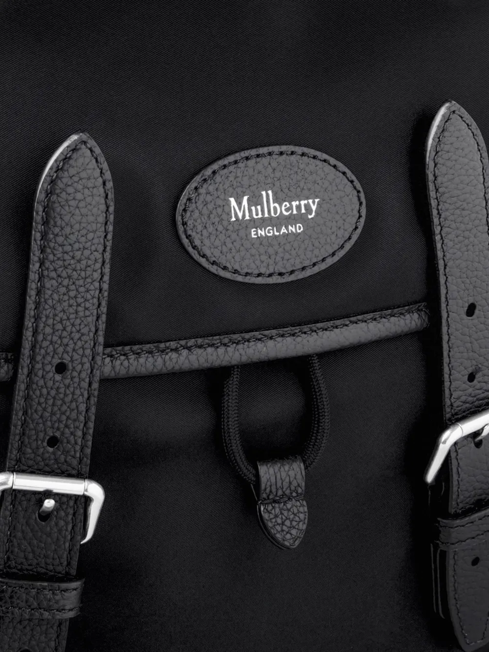 Mini Heritage Nylon Backpack (Black)