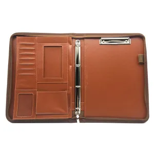 Multi-function Folder Zipper Briefcase Portable File Holder Handbag For Men