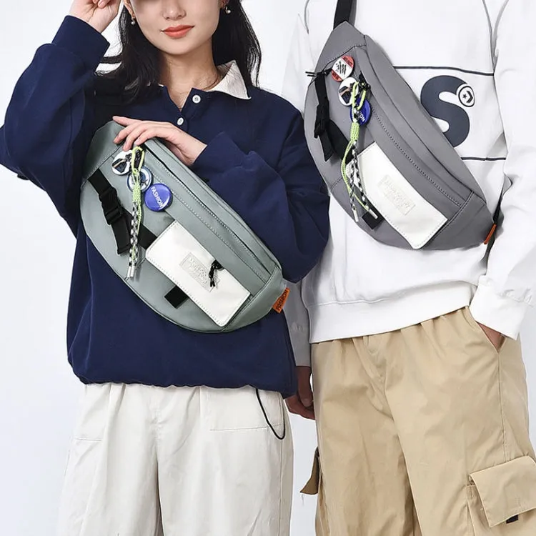 Multifunctional Chest Bag Shoulder Messenger Bag, Model: Black Badge Lanyard