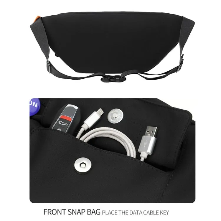 Multifunctional Chest Bag Shoulder Messenger Bag, Model: Green Badge