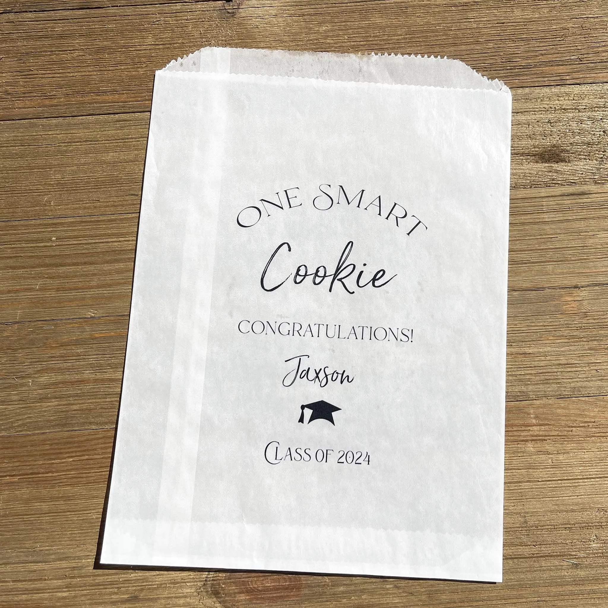 Personalized Graduation Cookie Bags