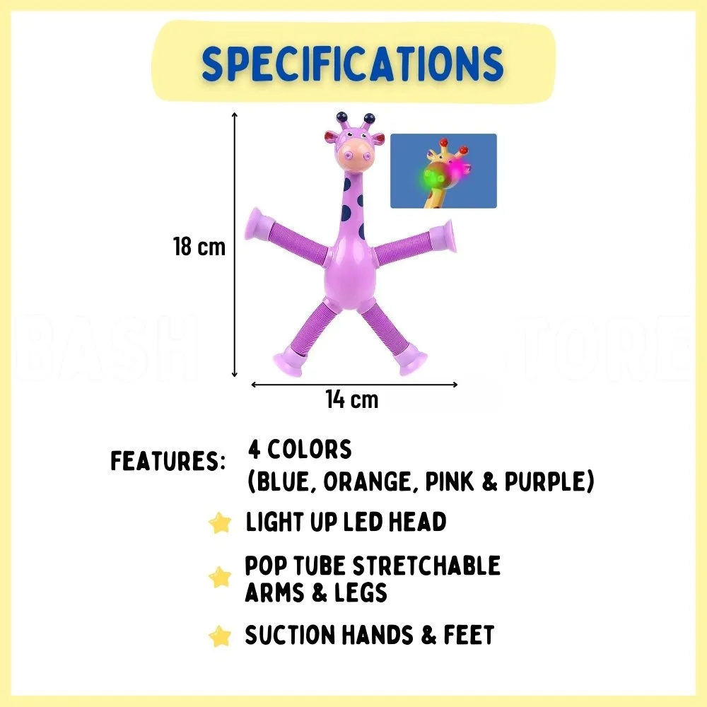 Wacky Fidget Giraffe with LED Light