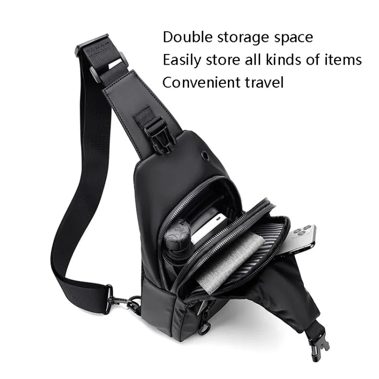 WEIXIER XB301 Men Chest Bag Outdoor Leisure Messenger Bag(Green)